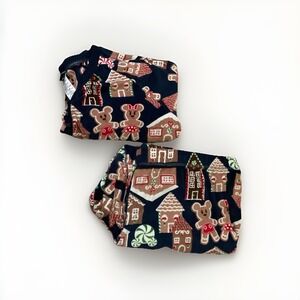 Disney Mickey Mouse Gingerbread Long Sleeve Pajama Set Size 3X XXXL